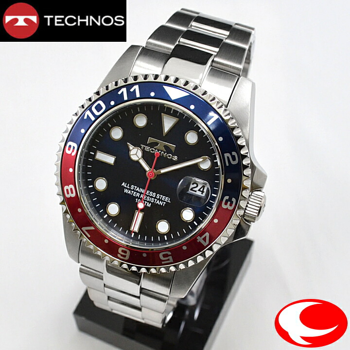 楽天市場】(最強配送) テクノス(TECHNOS) 腕時計 10気圧防水 TSM419SN