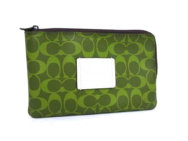 楽天市場】グリーン（ブランドコーチ）（化粧ポーチ｜レディースバッグ