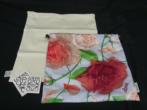 楽天市場】□新品□未使用□ LOEWE ロエベ キャンバス×レザー 花柄