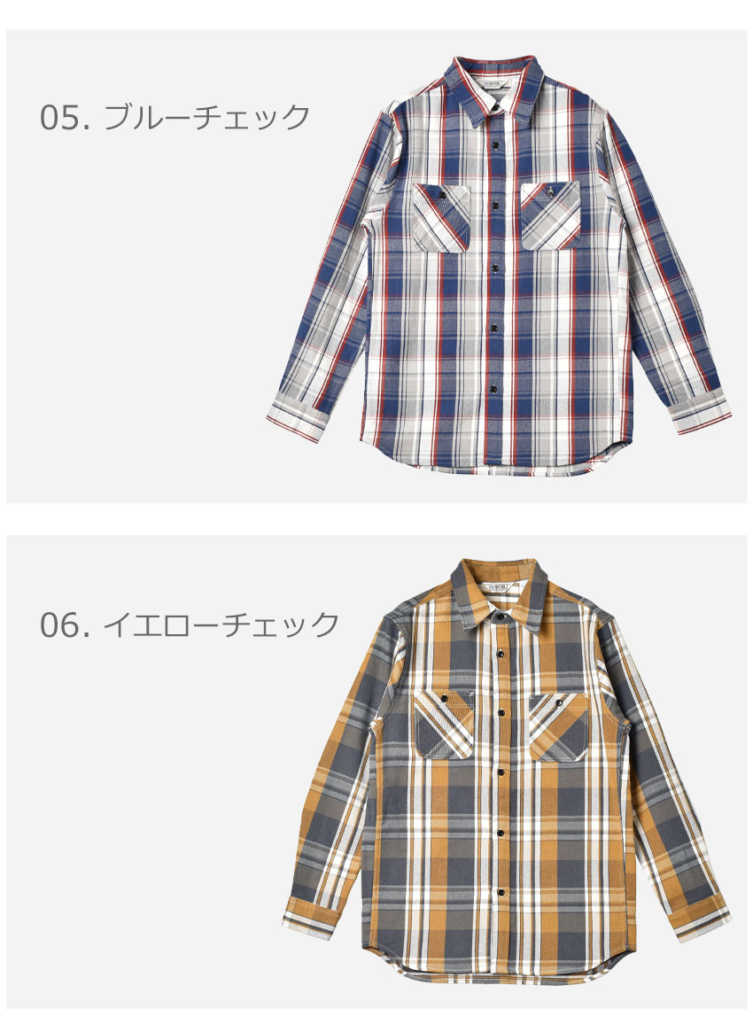 楽天市場】ファイブブラザー 長袖シャツ FIVE BROTHER マドラス ヘビー