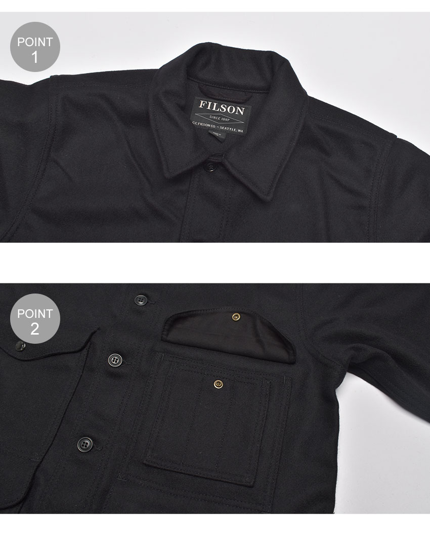 楽天市場】フィルソン ウールジャケット FILSON マッキノー クルーザー