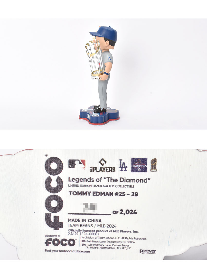 メジャーリーグベースボール ボブルヘッド Tommy LA ドジャース トミー