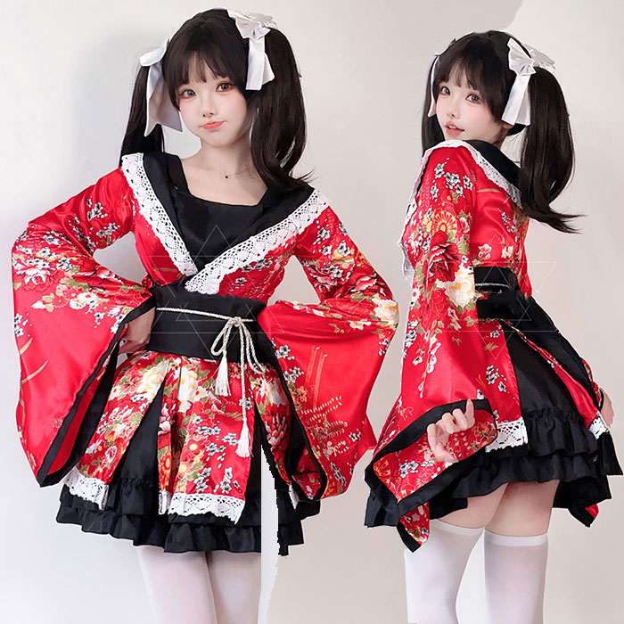 楽天市場】ハロウィン コスプレ 和服 着物 コスプレ 袴風 衣装 和風