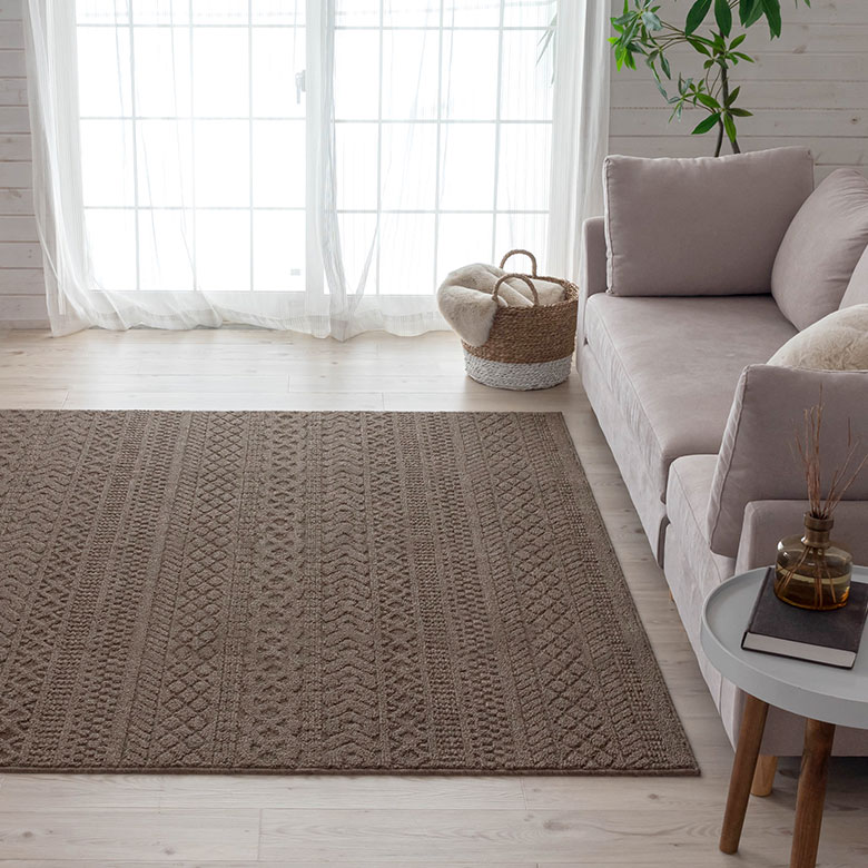 楽天市場】ラグ ラグマット タフト 185×185cm 国産 ケーブル 防ダニ