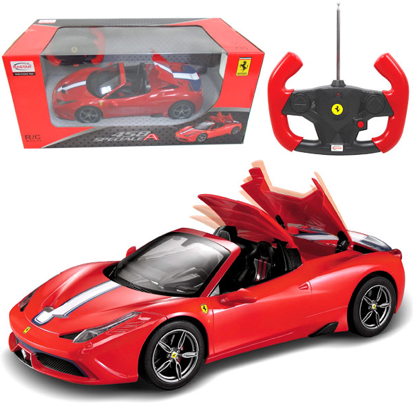 楽天市場】ラジコン フェラーリ 458 スペチアーレ 1:14 ラジコンカー