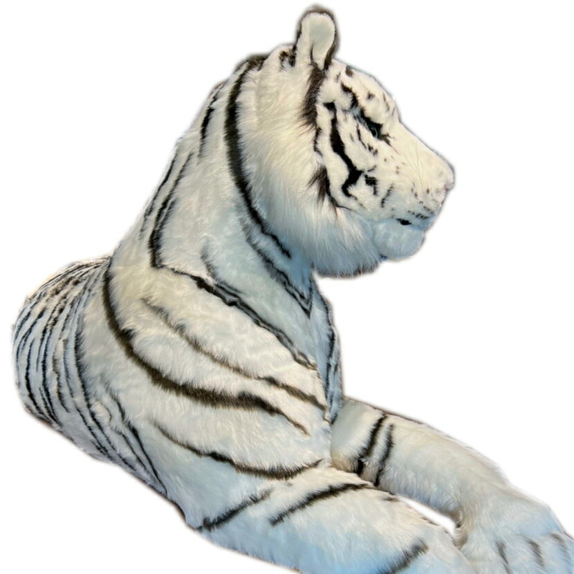 楽天市場】ホワイトタイガー ぬいぐるみ 虎 特大 リアル 高級