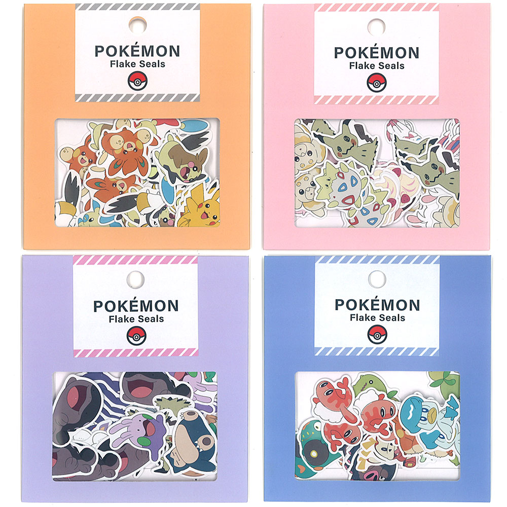 楽天市場】ポケモン フレークシール （でんきタイプ／フェアリータイプ