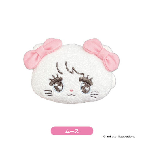 楽天市場】mikko illustrations ぬいぐるみバッジ ムース MK16-01