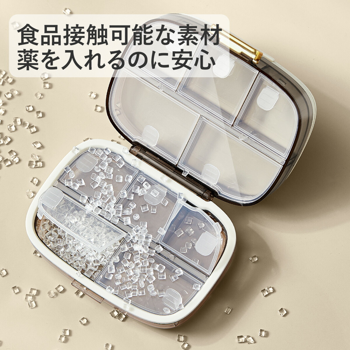 楽天市場】ZASA ピルケース 1週間 防湿 密閉薬ケース サプリメント