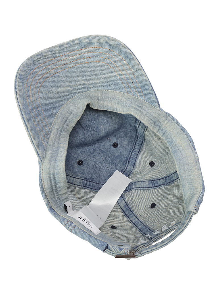 楽天市場】セリーヌ キャップ メンズ CELINE トリオンフ デニム ロゴ