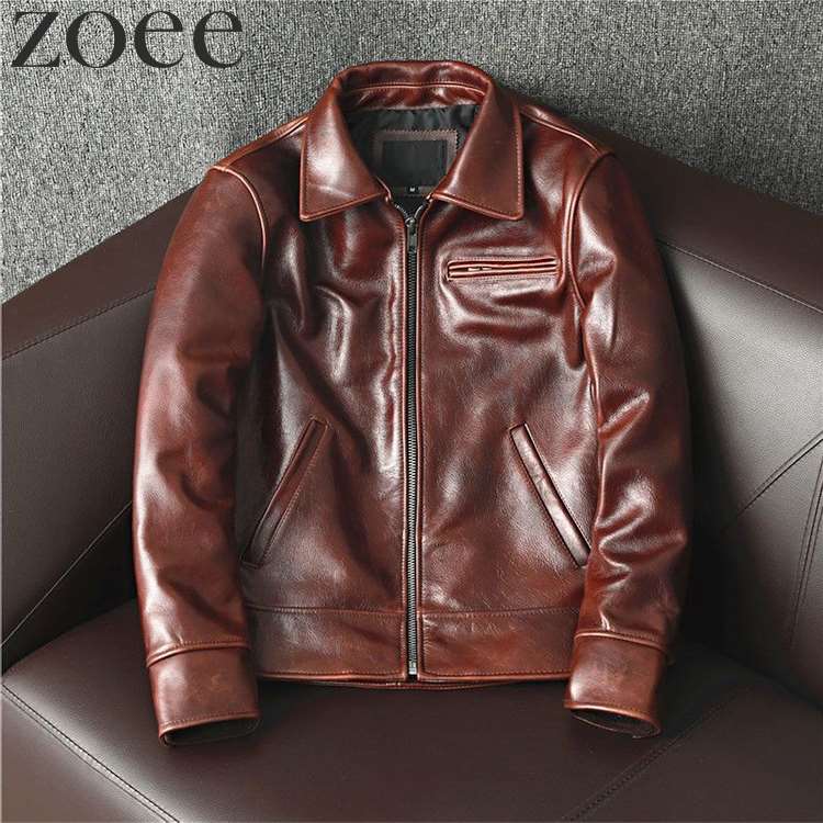 楽天市場】カウレザージャケット 牛革 本革 メンズ 秋冬 アウター