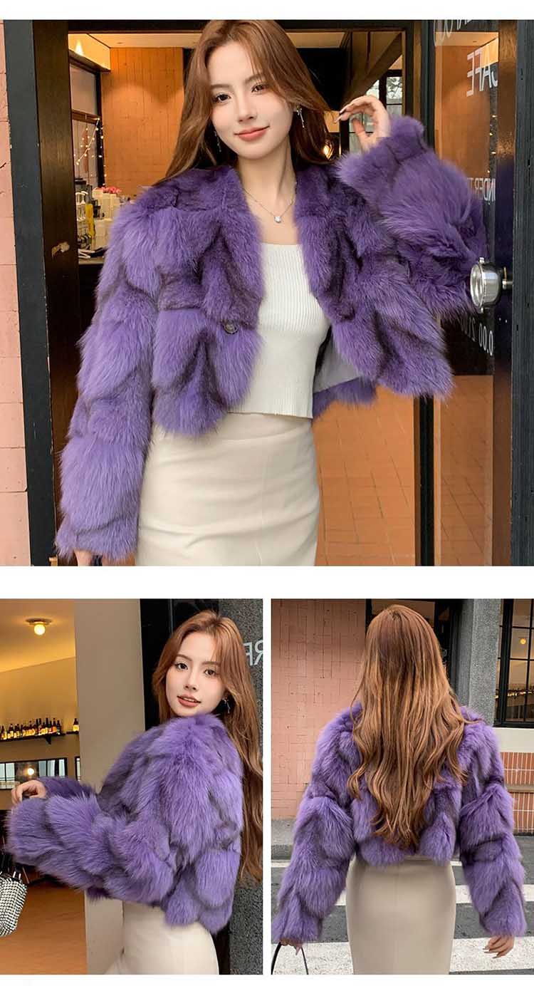 楽天市場】コート ジャケット フォックス リアルファー アウター