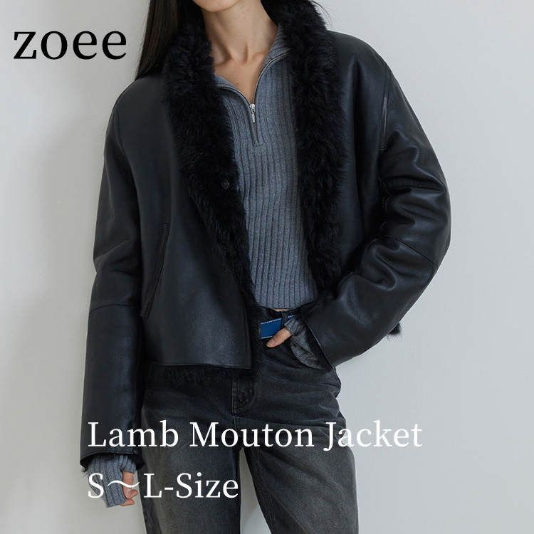 楽天市場】2025 秋冬 新作 ラムムートン ジャケット コート