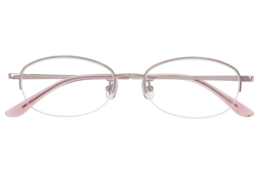 楽天市場】|オーバル型 めがね（ピンク） BASIC METAL 度付きメガネ 度