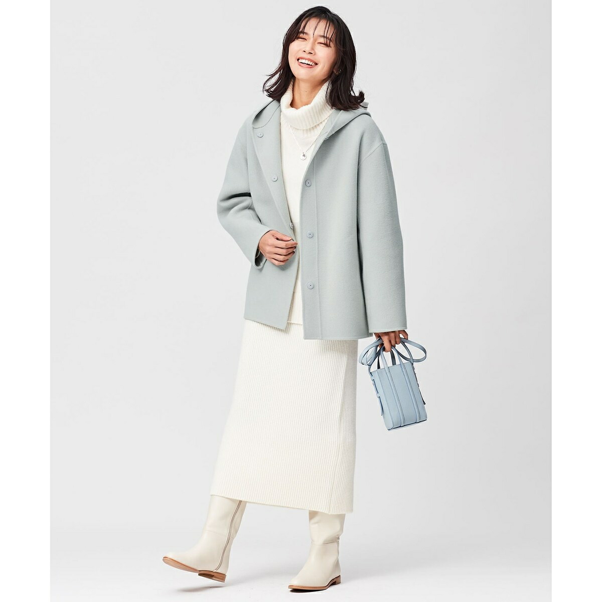 楽天市場】ウールカシミヤブレンドバルキー タートルネック ニット／23