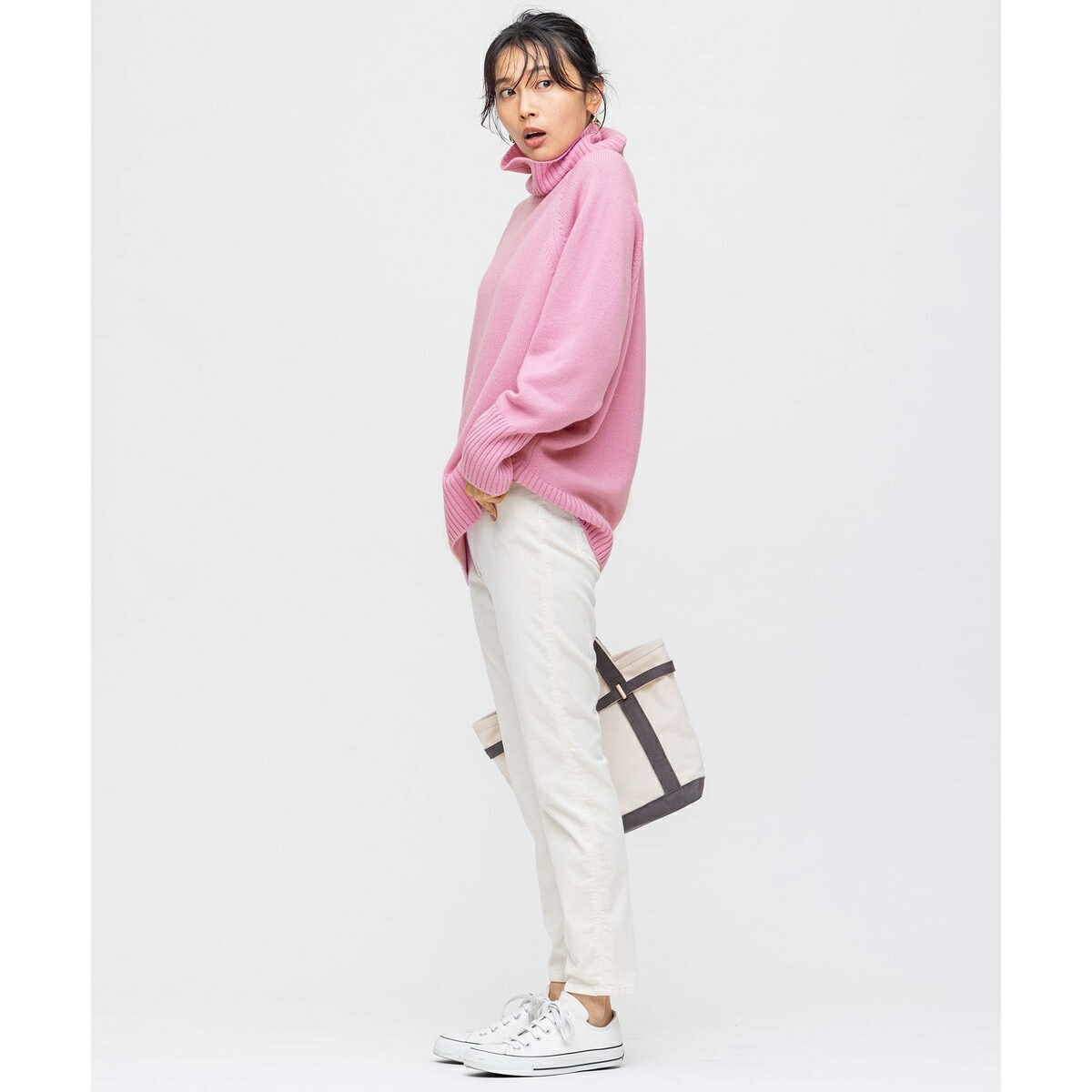 楽天市場】ウールカシミヤブレンドバルキー タートルネック ニット／23