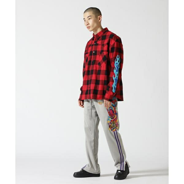 楽天市場】MAYO／メイヨー／Embroidery Maria Check Shirt／ロイヤル