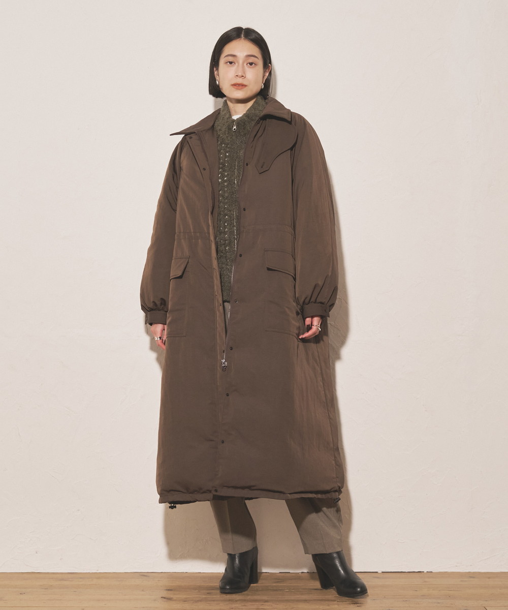 楽天市場】【Audrey and John Wad】ナイロンワッシャーロングダウン