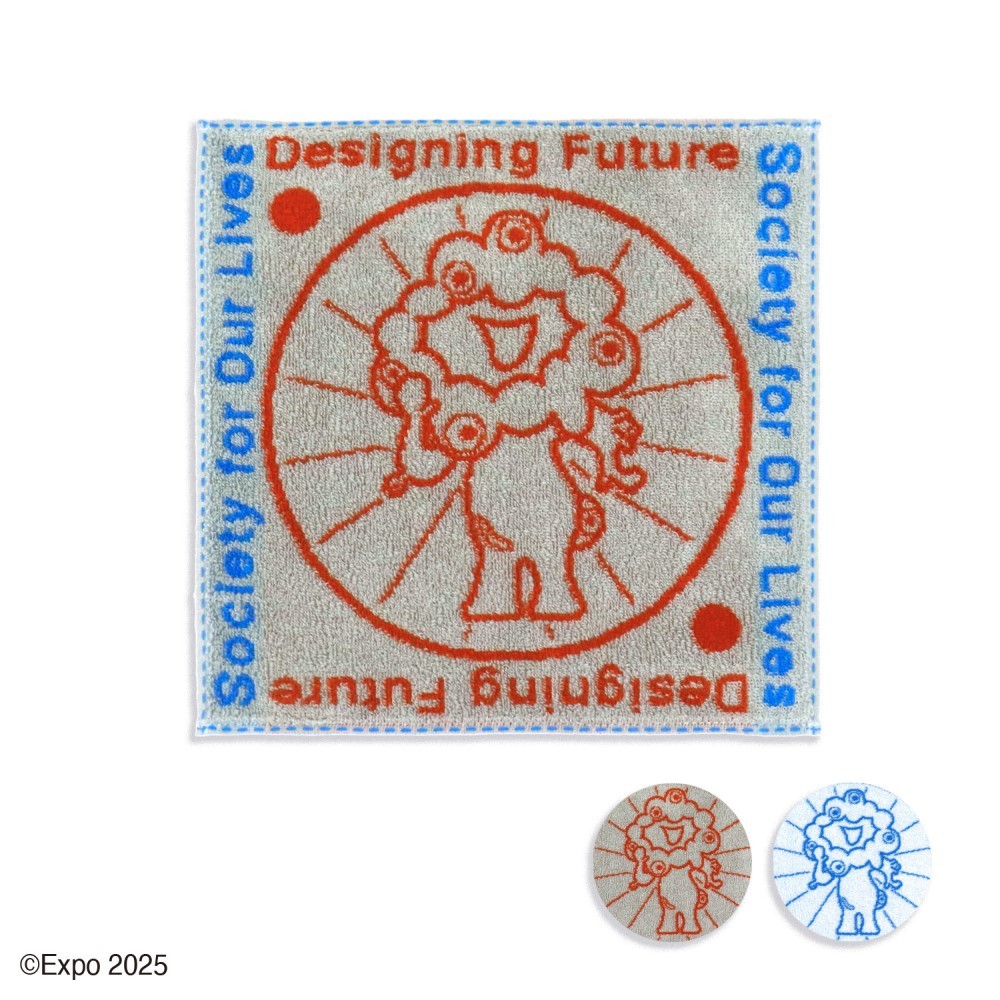 楽天市場】ミャクミャク ミャクミャクシンボル タオルハンカチ／2025