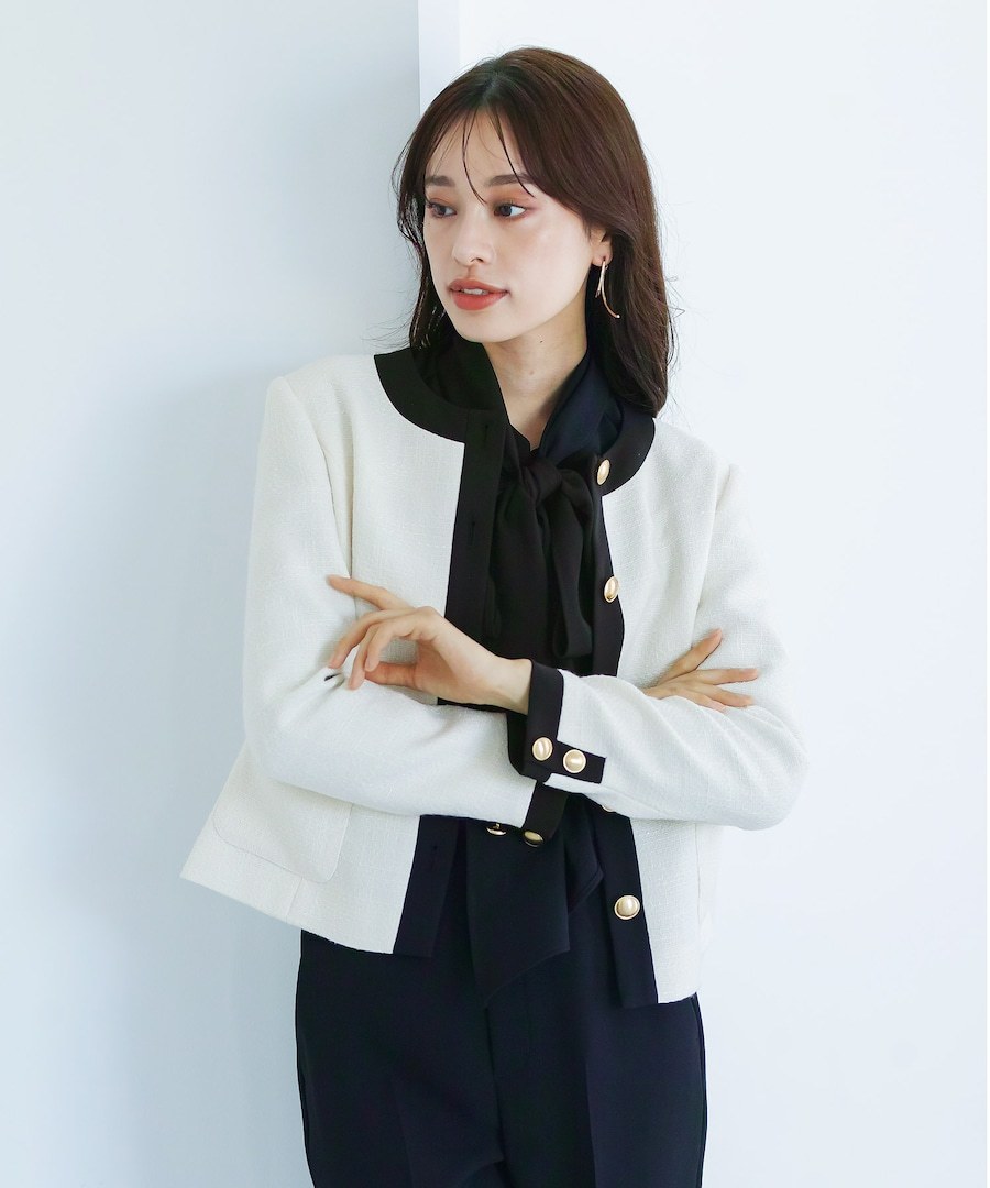 楽天市場】洗える＆防シワ！【WEB限定！WHITEJOOLA】バイカラー