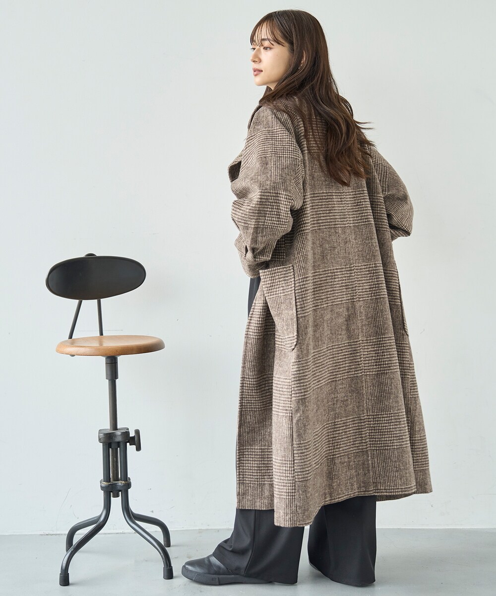 楽天市場】【mil (ミル)】メルトン風 ロング ダッフルコート ロング