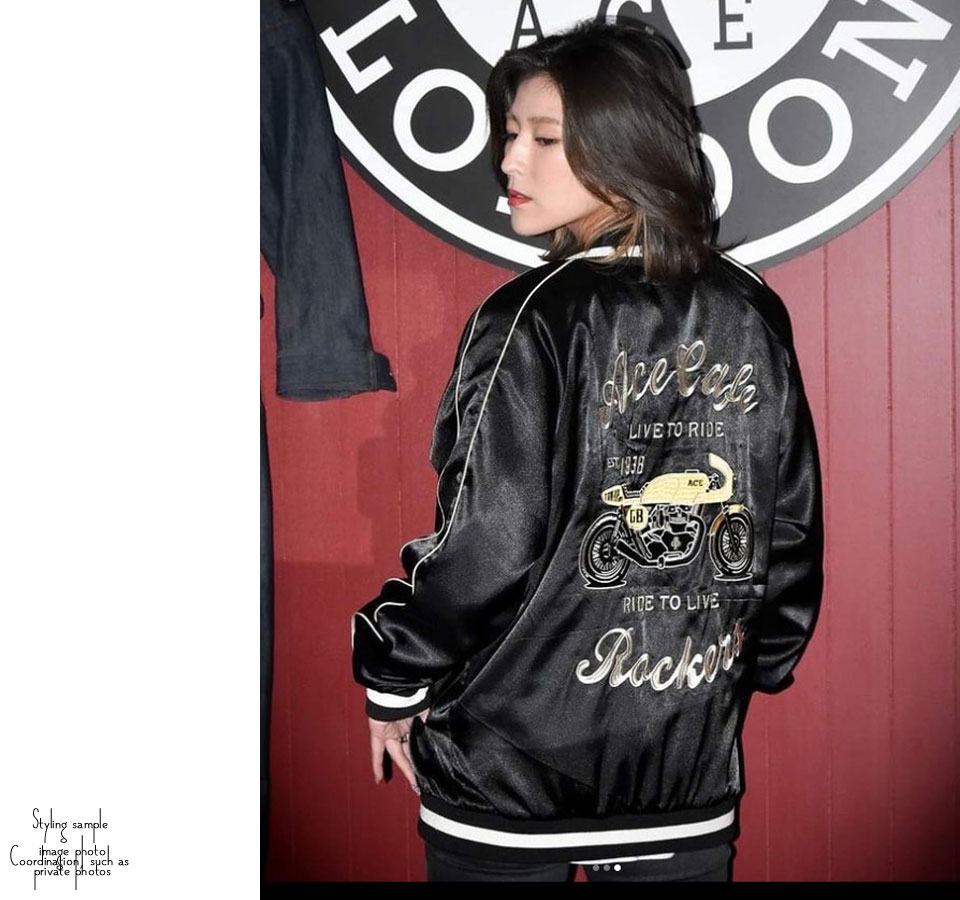 楽天市場】エースカフェロンドン Live to Ride スカジャン スーベニア