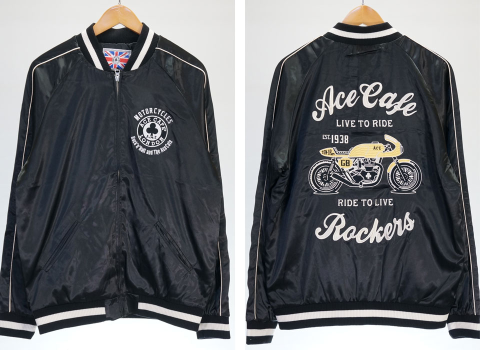 楽天市場】エースカフェロンドン Live to Ride スカジャン スーベニア