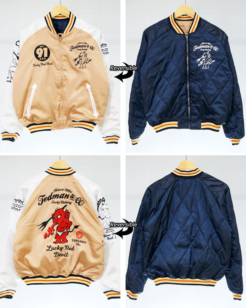 楽天市場】アウトレット!!テッドマン エンブレム刺繍 リバーシブル