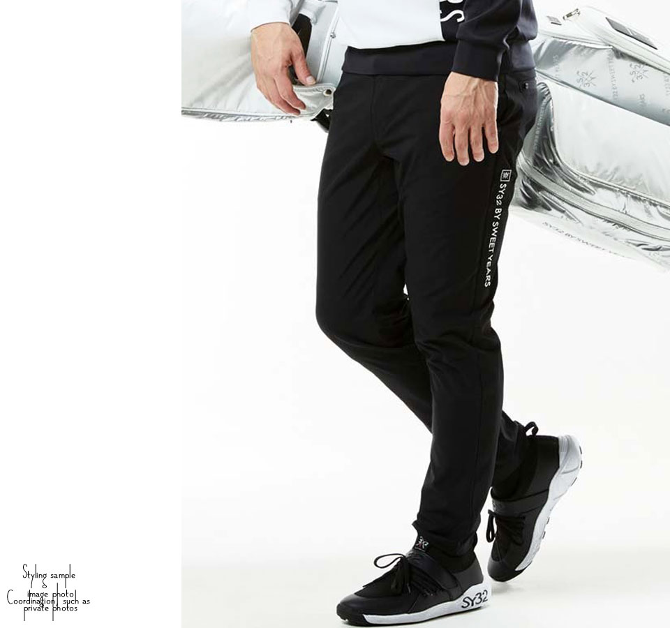 楽天市場】SY32 ロゴ刺繍 ストレッチ ツイルカーゴパンツ メンズ 新作