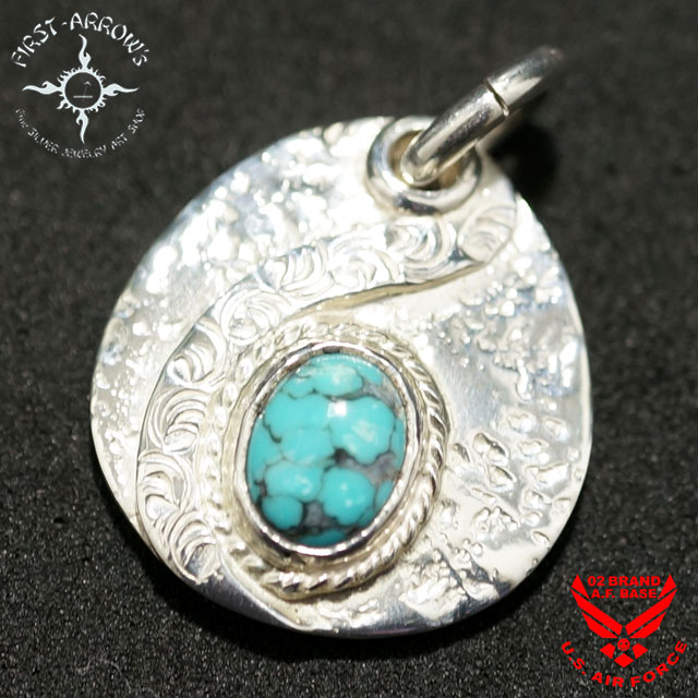 楽天市場】ポイント2倍!!ファーストアローズ ターコイズ付 カラ草彫り