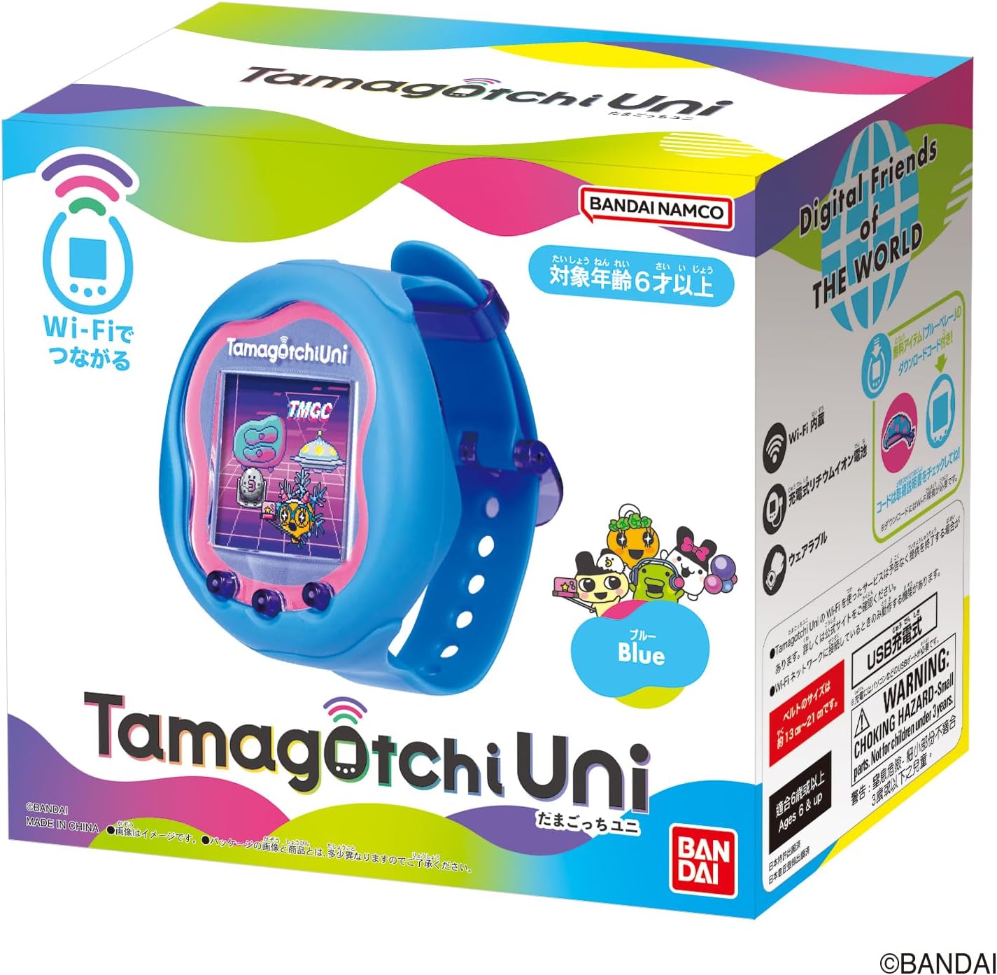 楽天市場】バンダイ(BANDAI) Tamagotchi Uni Blue 対象年齢 6才以上