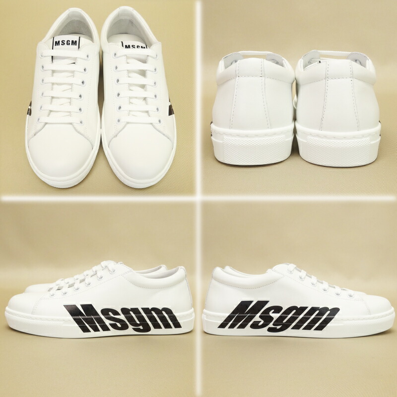 楽天市場】MSGM CUPSOLE SNEAKERS / スニーカー / シューズ / レザー