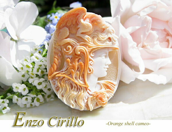 楽天市場】Enzo Cirillo作 シェルカメオルース【ギリシャ神話 闘神