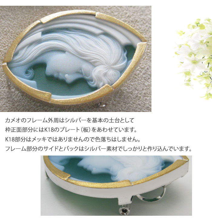 楽天市場】希少作品 ドイツ Idar Oberstein産ストーンカメオ グリーン