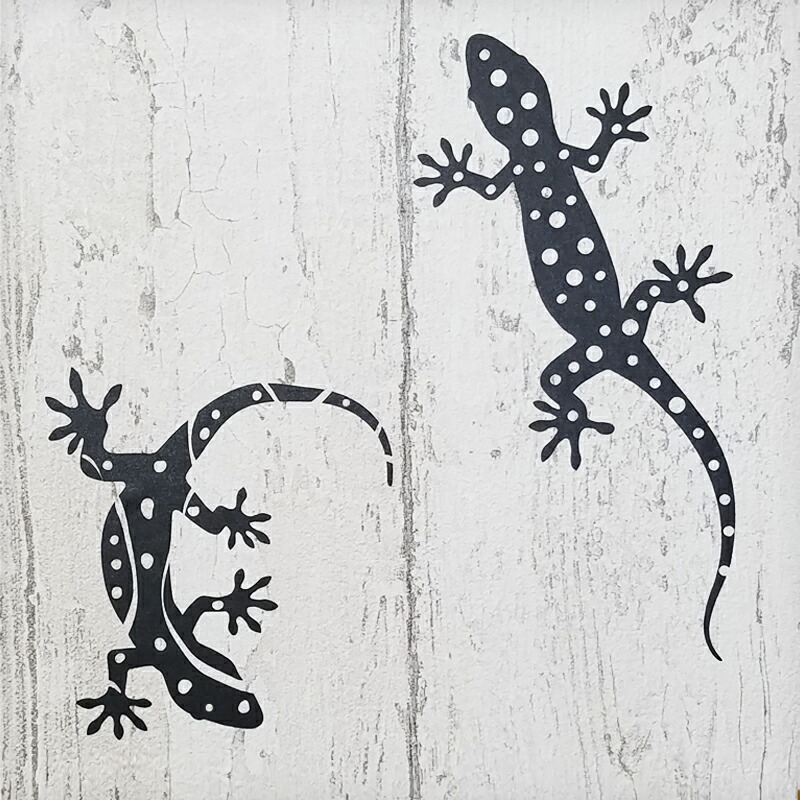 楽天市場】ウォールステッカー 【 ヤモリ 】 15cm 転写式 爬虫類
