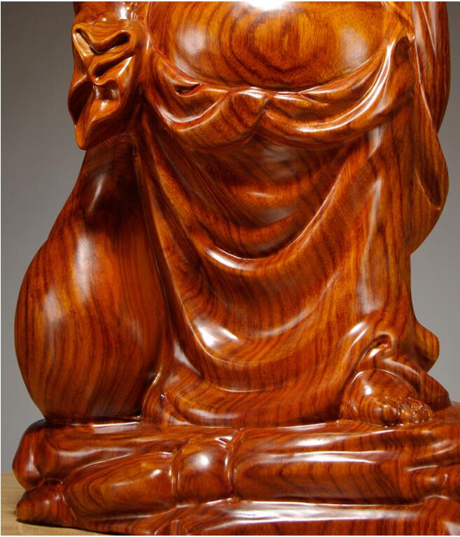 楽天市場】仏像 木彫り 七福神 布袋 様 布袋さんの置物 木像 木製