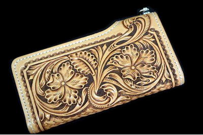 楽天市場】【カービング ロング ウォレット バイカーズ ライダース 長