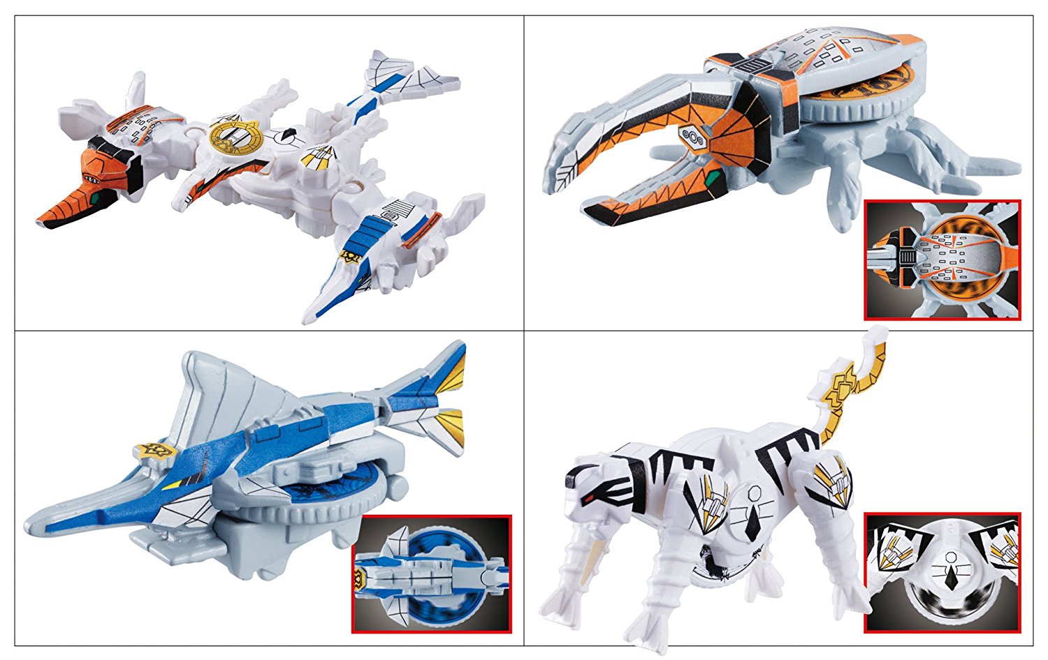 楽天市場】ミニプラ シンケンジャー折神獣2全4種類フルコンプ！ : 298Toys