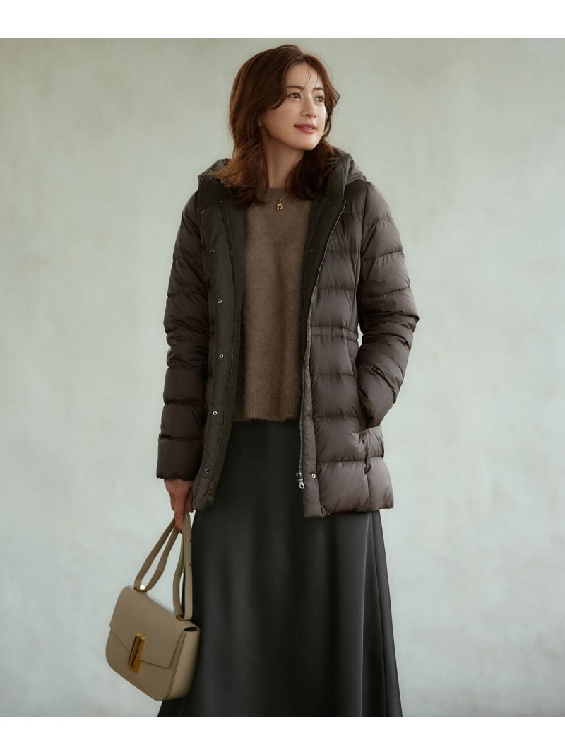 楽天市場】【VERY掲載/新色追加】シレータフタ ミドル丈 ダウンコート