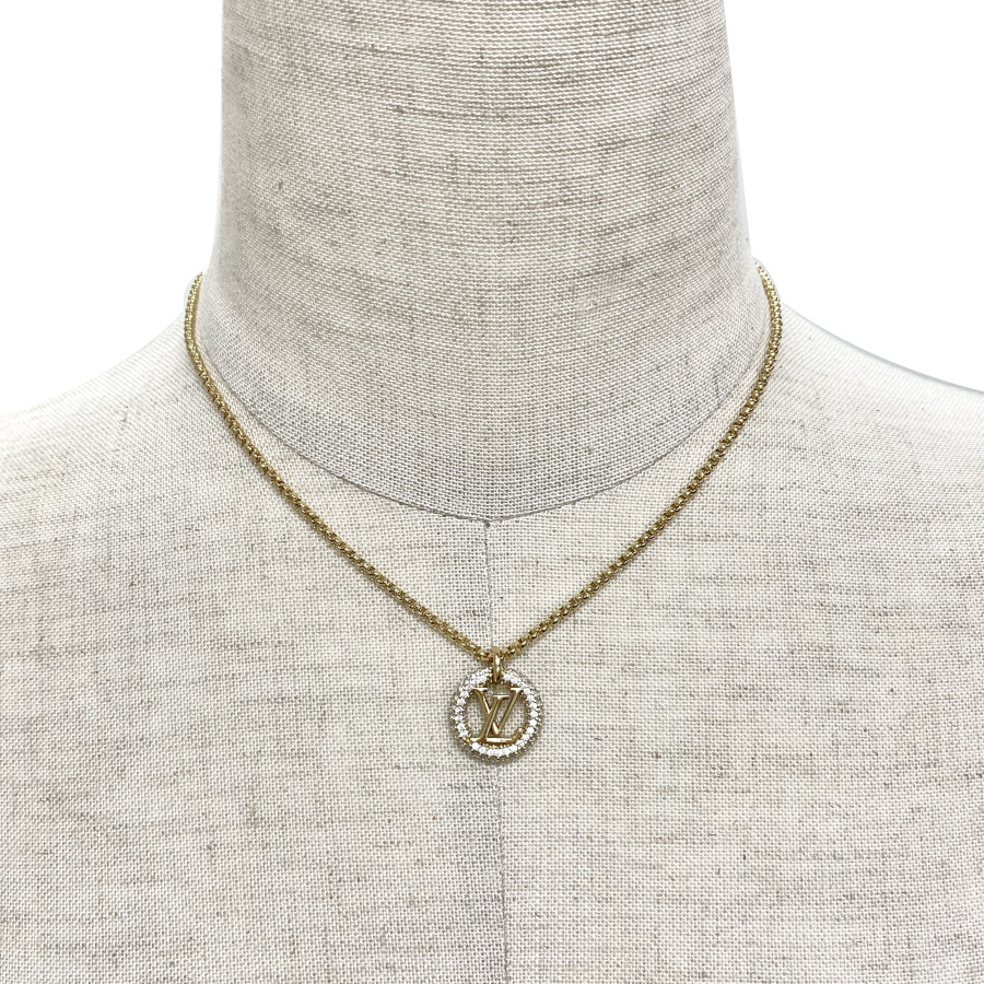 楽天市場】ルイヴィトン LOUIS VUITTON LV ロゴ ネックレス コリエ