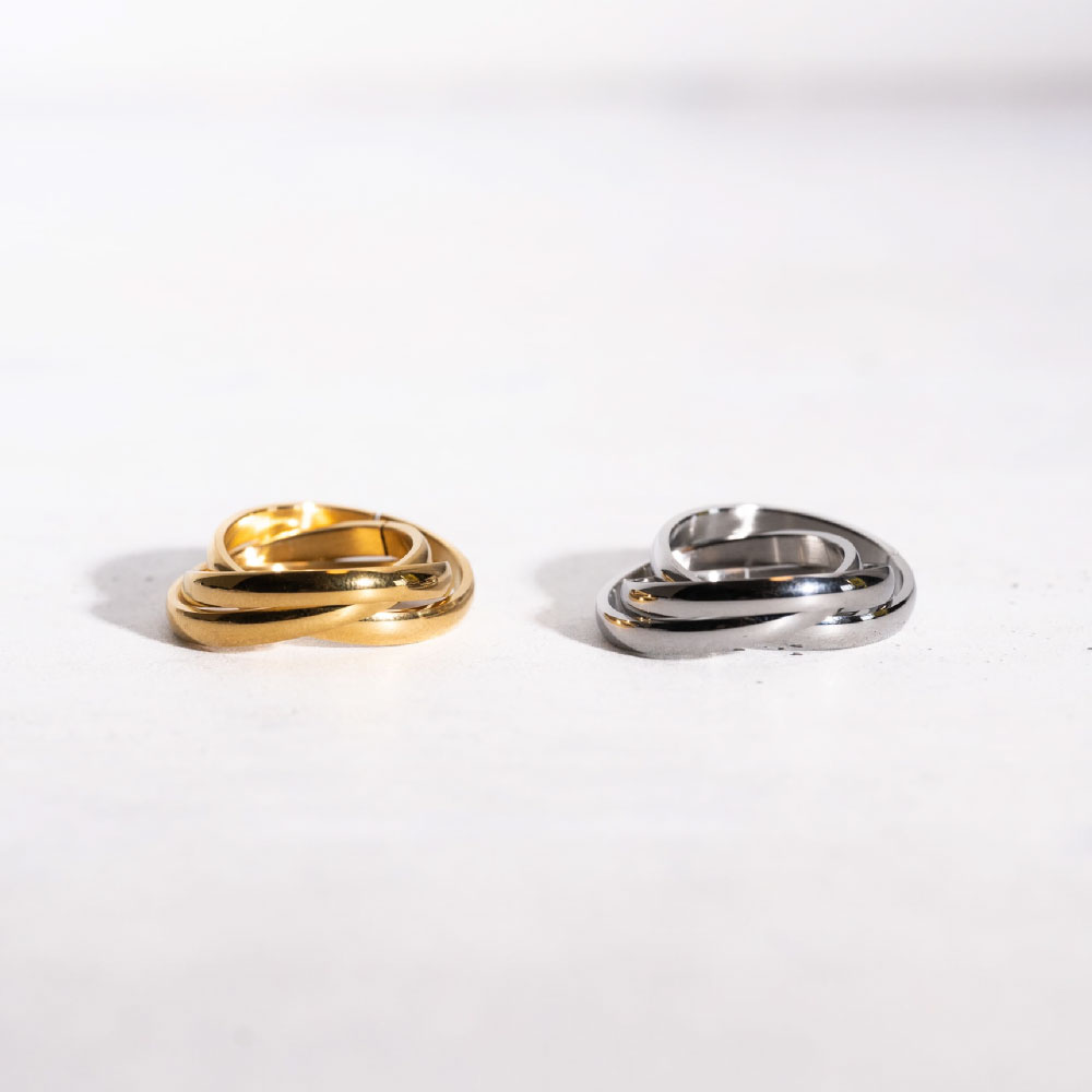 楽天市場】【50％OFF＆p5倍！3/11 1:59まで】トリプルリンクドリング