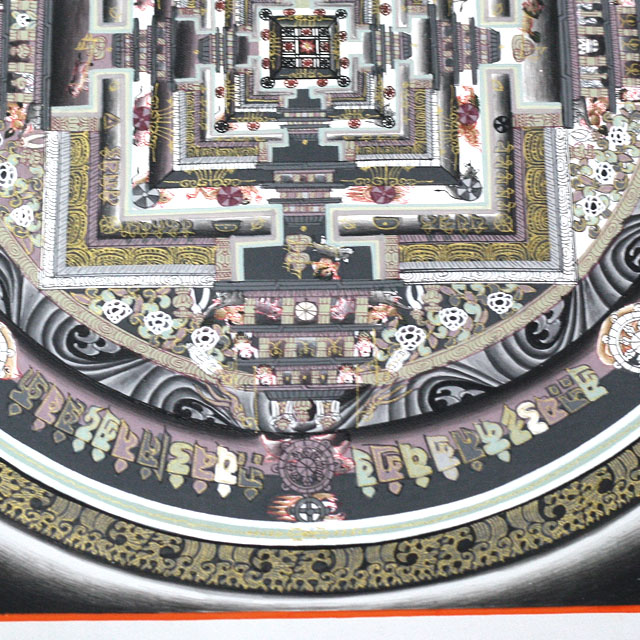 楽天市場】曼荼羅 タンカ チベット密教 曼荼羅の大きさは約46