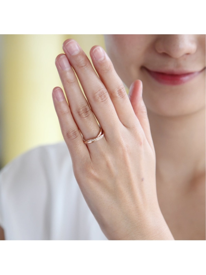 楽天市場】K18ピンクゴールド リング 4℃ ヨンドシー アクセサリー