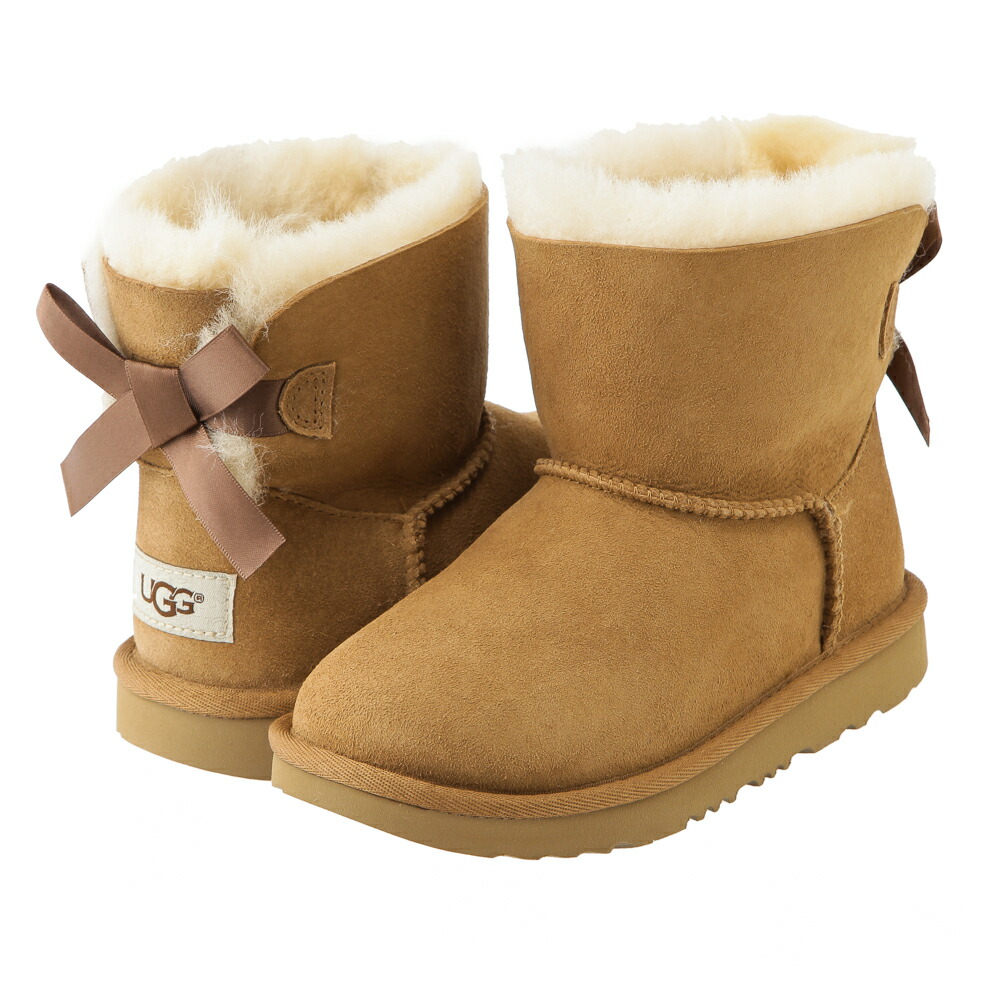楽天市場】UGG ムートン キッズ レディース ブーツ ミニベイリーボウII