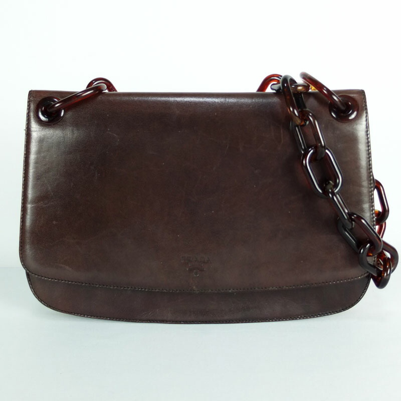 楽天市場】プラダ PRADA チェーン ショルダーバッグ B6623 ダーク