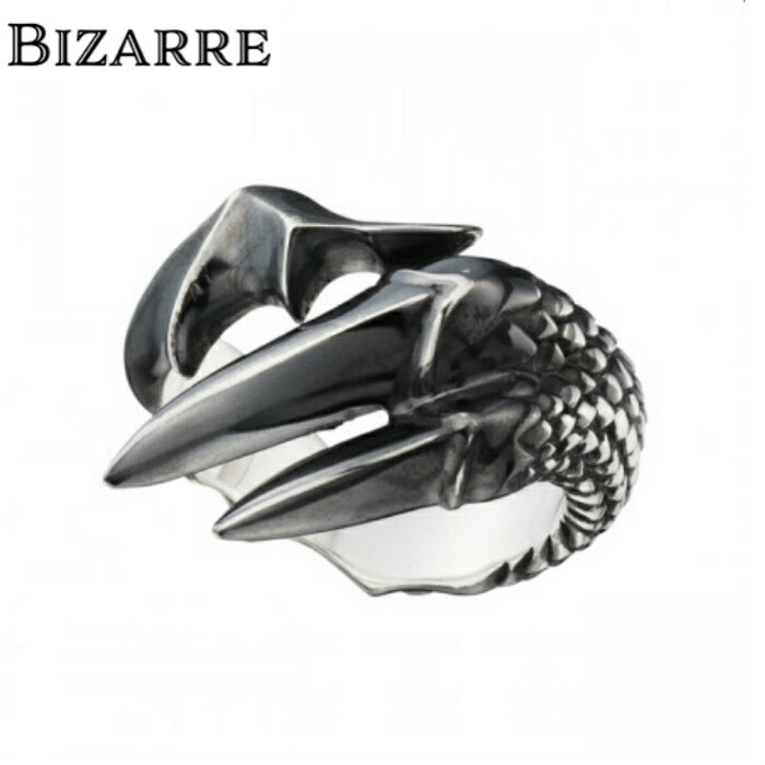 楽天市場】【BIZARRE ビザール】ブラッククロウシルバーリング mサイズ
