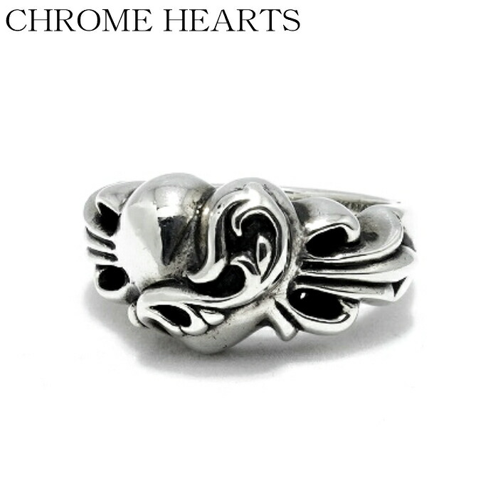 楽天市場】【CHROME HEARTS クロムハーツ】FLORAL CROSS HEART RING