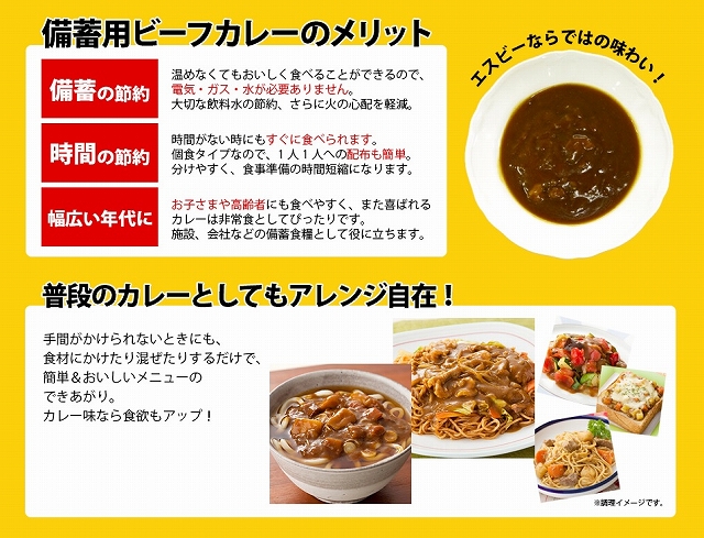 TSSP.JP：S&B 備蓄用ビーフカレー (200g) 30個セット 【製造から6年保存】