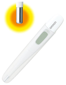 Omron Digital Thermometer MC-687 for Armpit Use, 15 seconds Japan