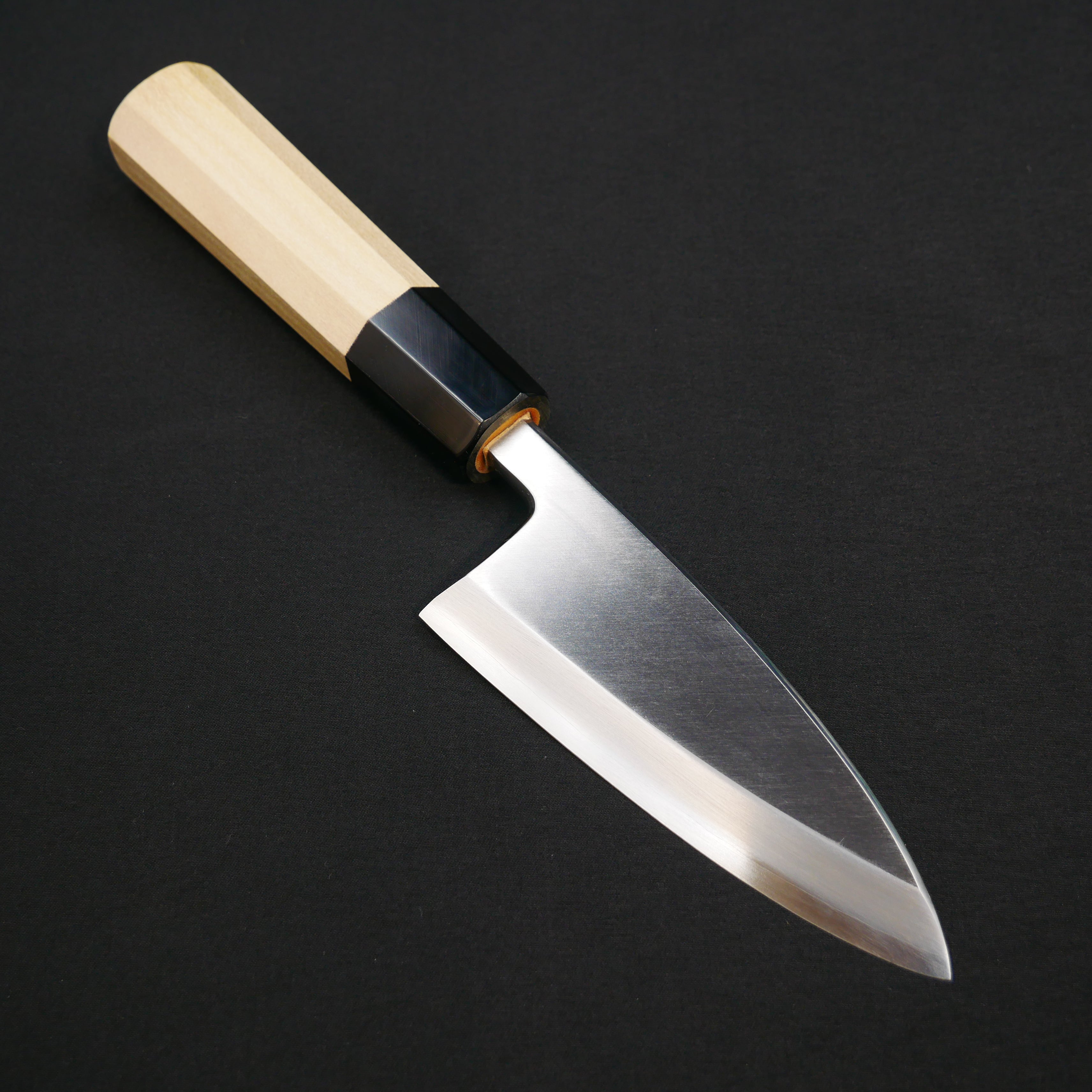 銀三鋼 上仕上 小出刃 朴八角柄 – つば屋庖丁店